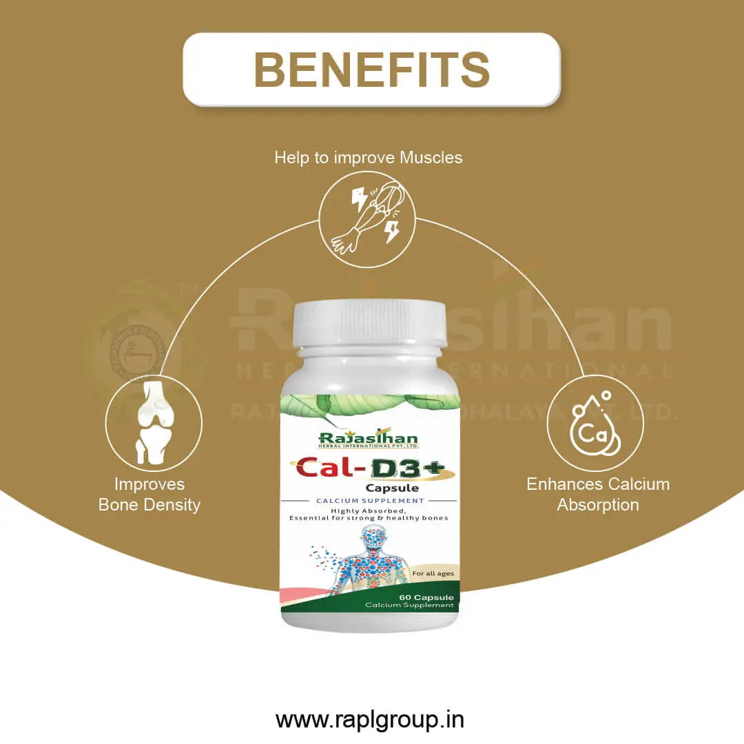 Cal D3 Plus 60 Capsule Benefits