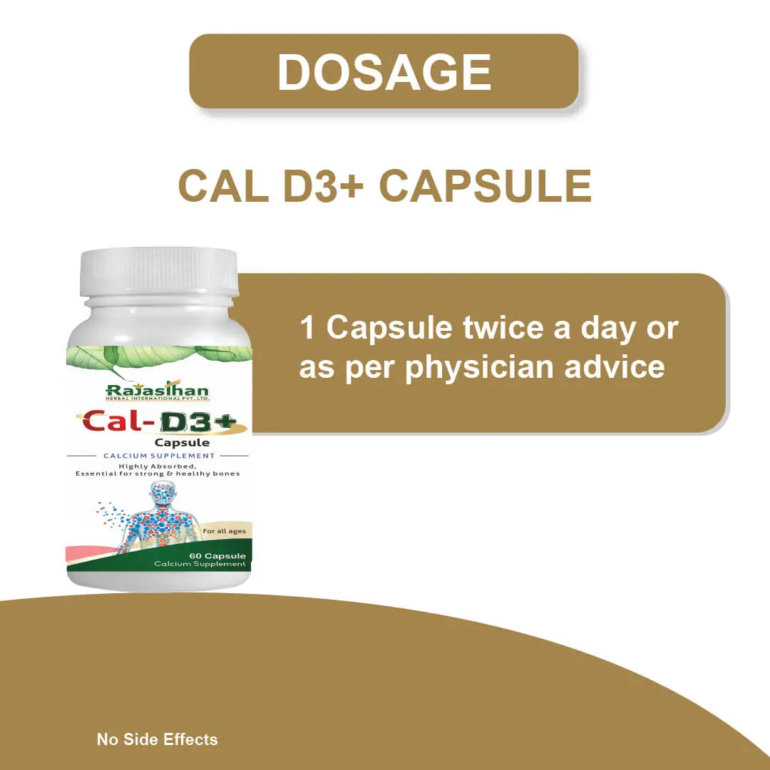 Cal D3 Plus 60 Capsule Dosage