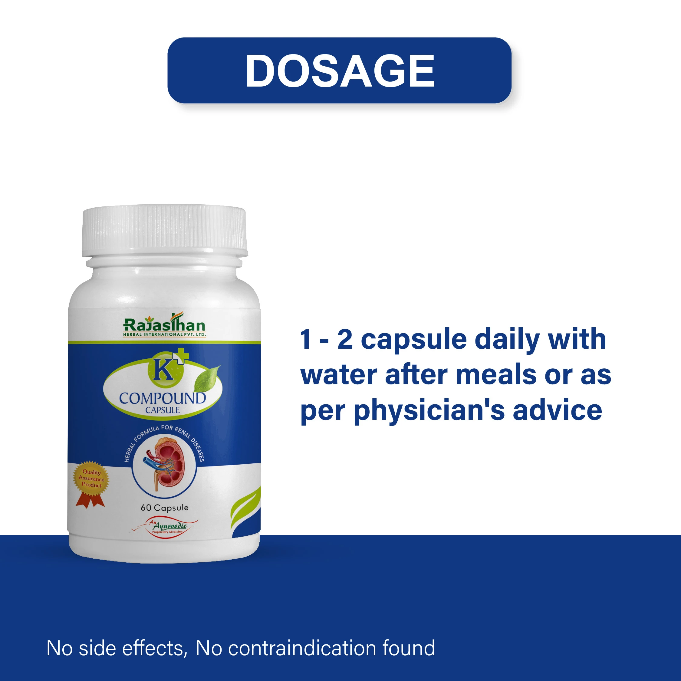 Dosage Of K Plus Compound Capsule