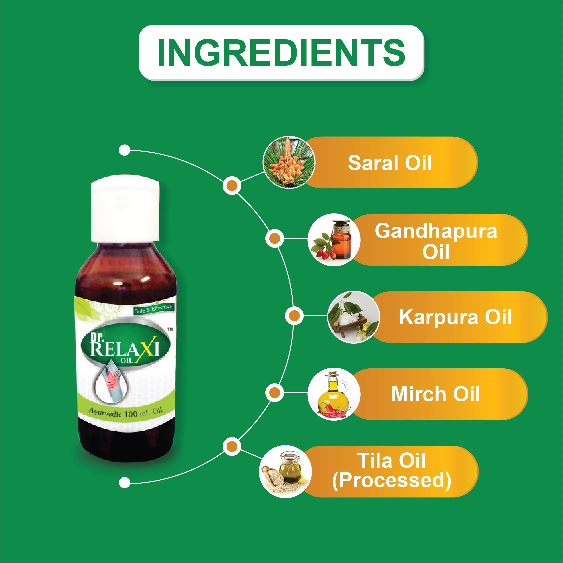 Dr Relaxi Oil Ingredients