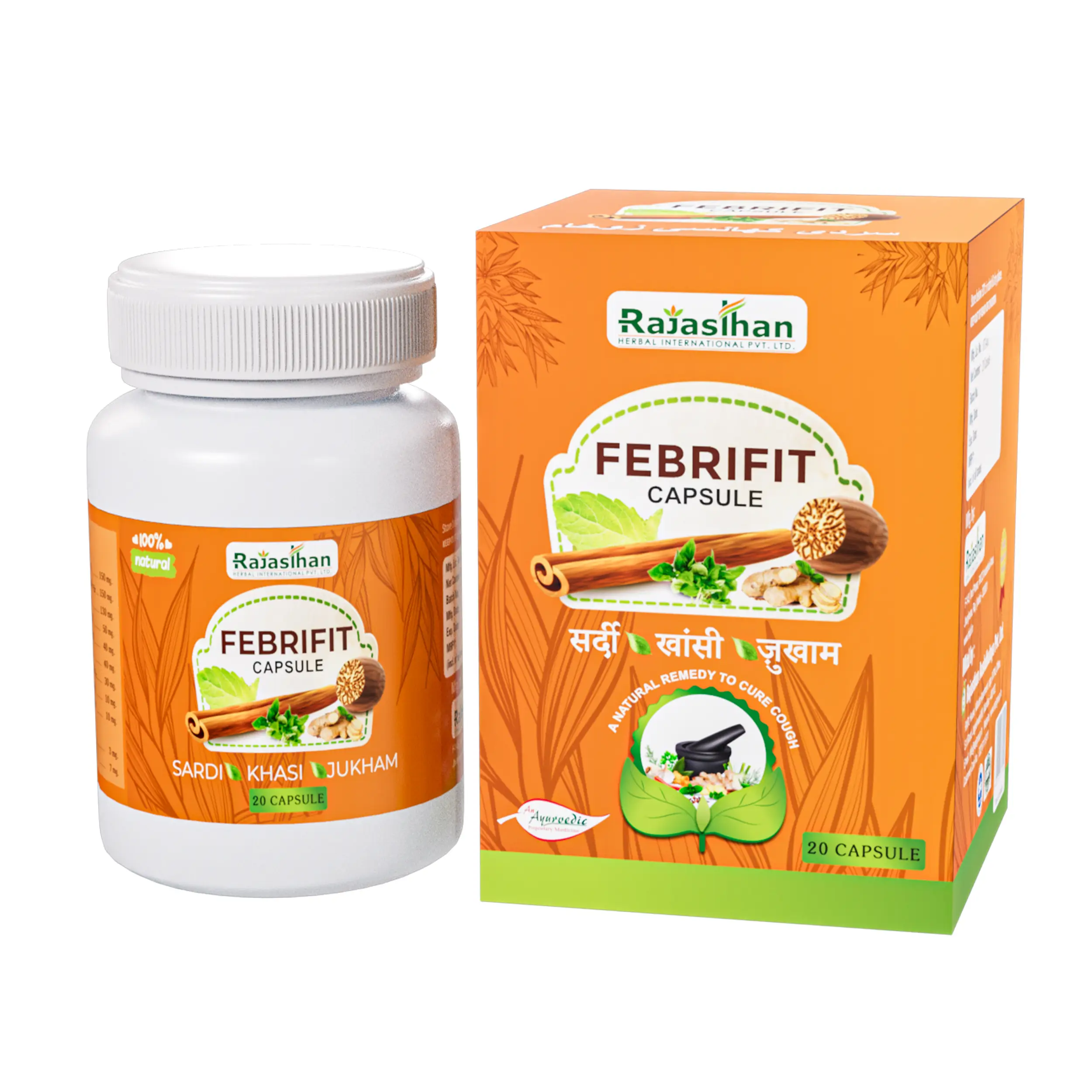 Febrifit Capsule 20 Rajasthan Herbal International