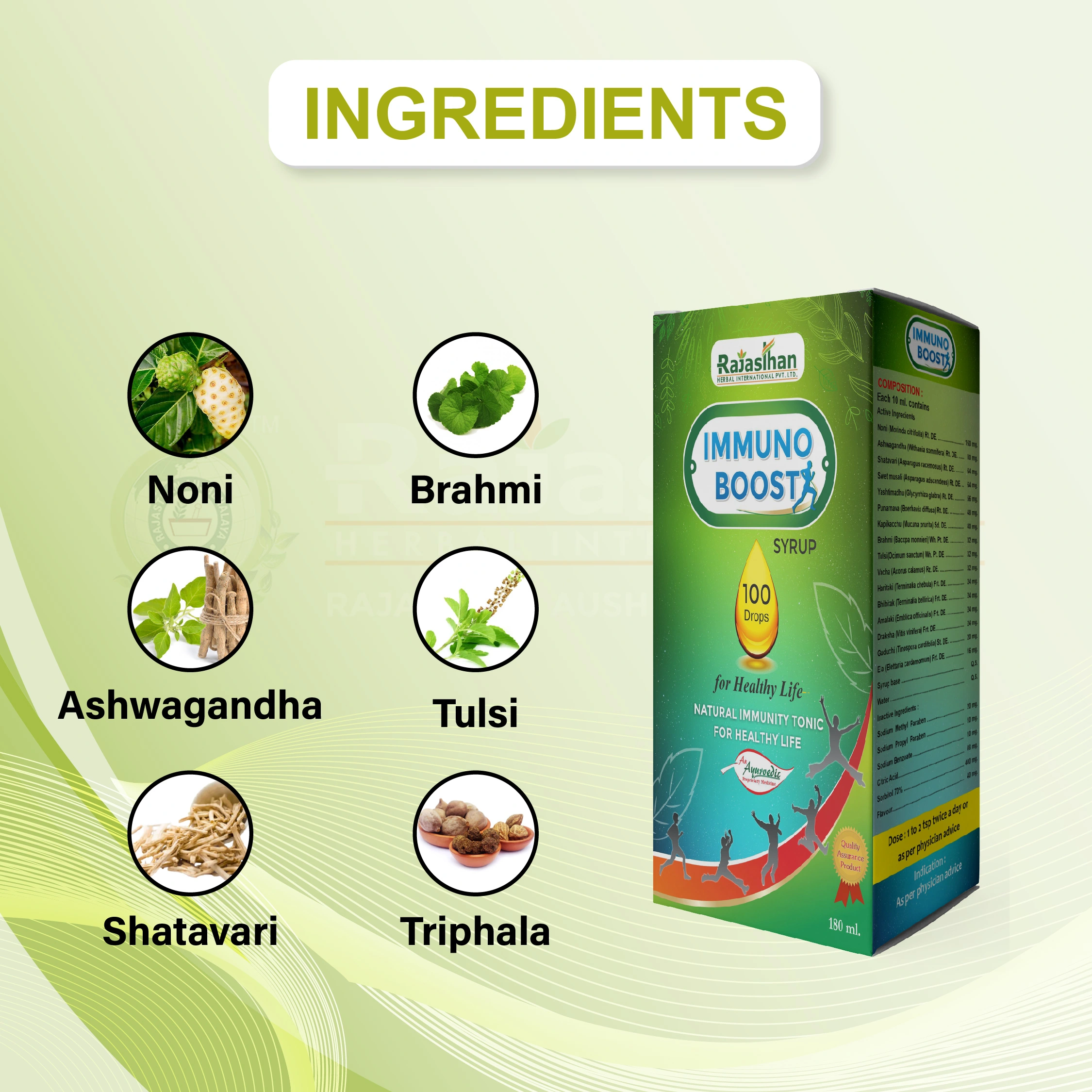 Ingredients In Rajasthan Herbals Immuno Boost Syrup