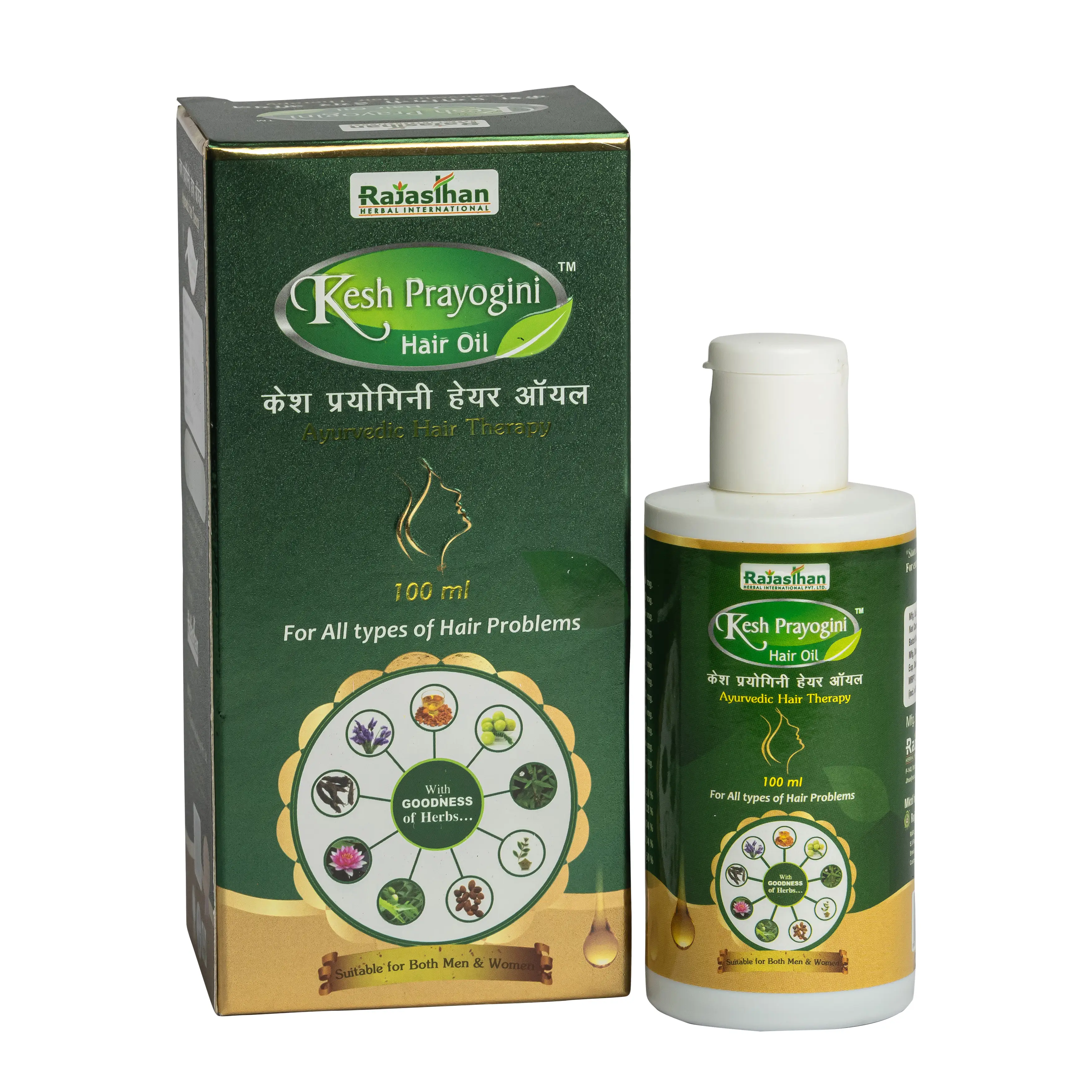 Kesh Prayogini 100ml Rajasthan Aushdhalaya