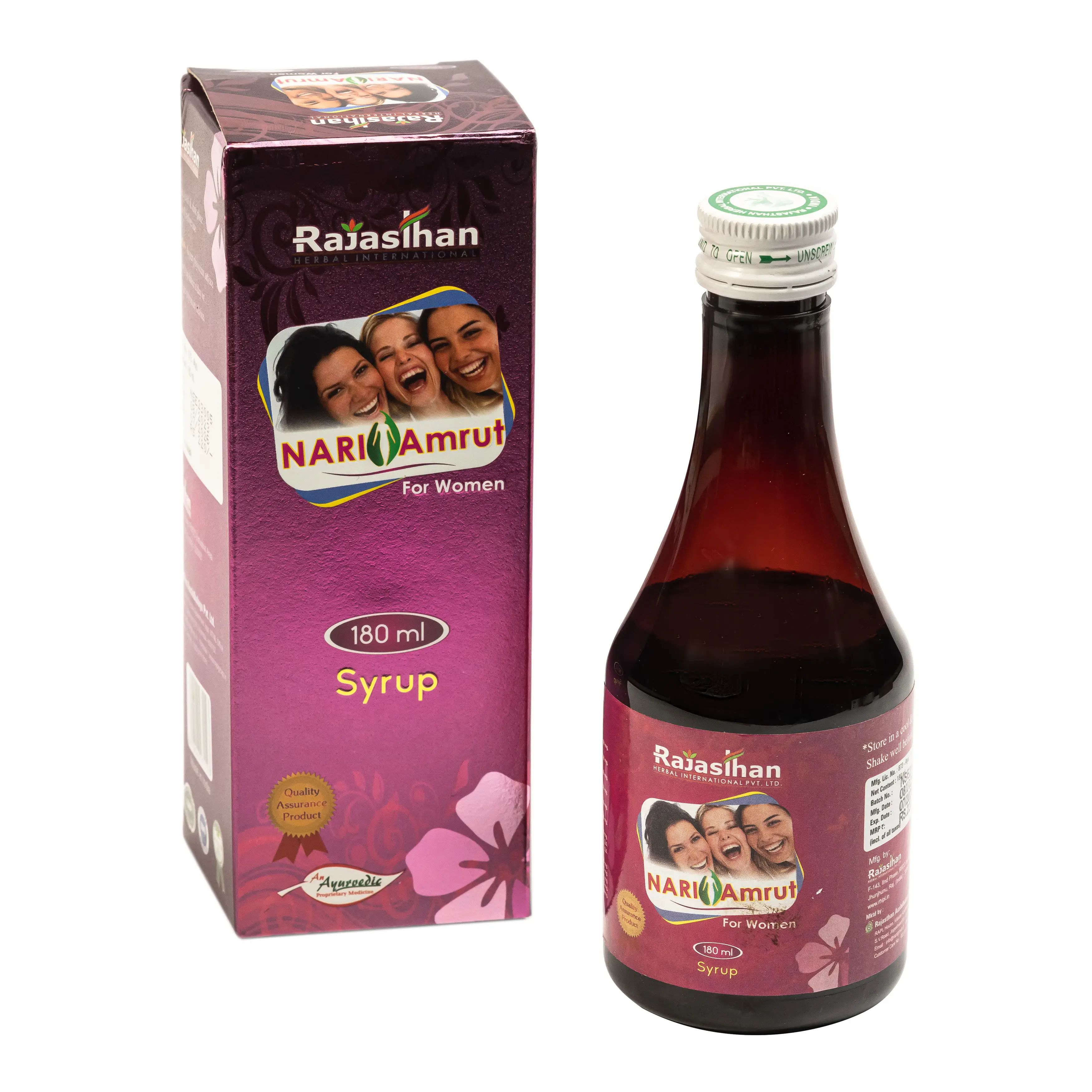 Nari Amrut Syrup 180ml Rajasthan Aushdhalaya