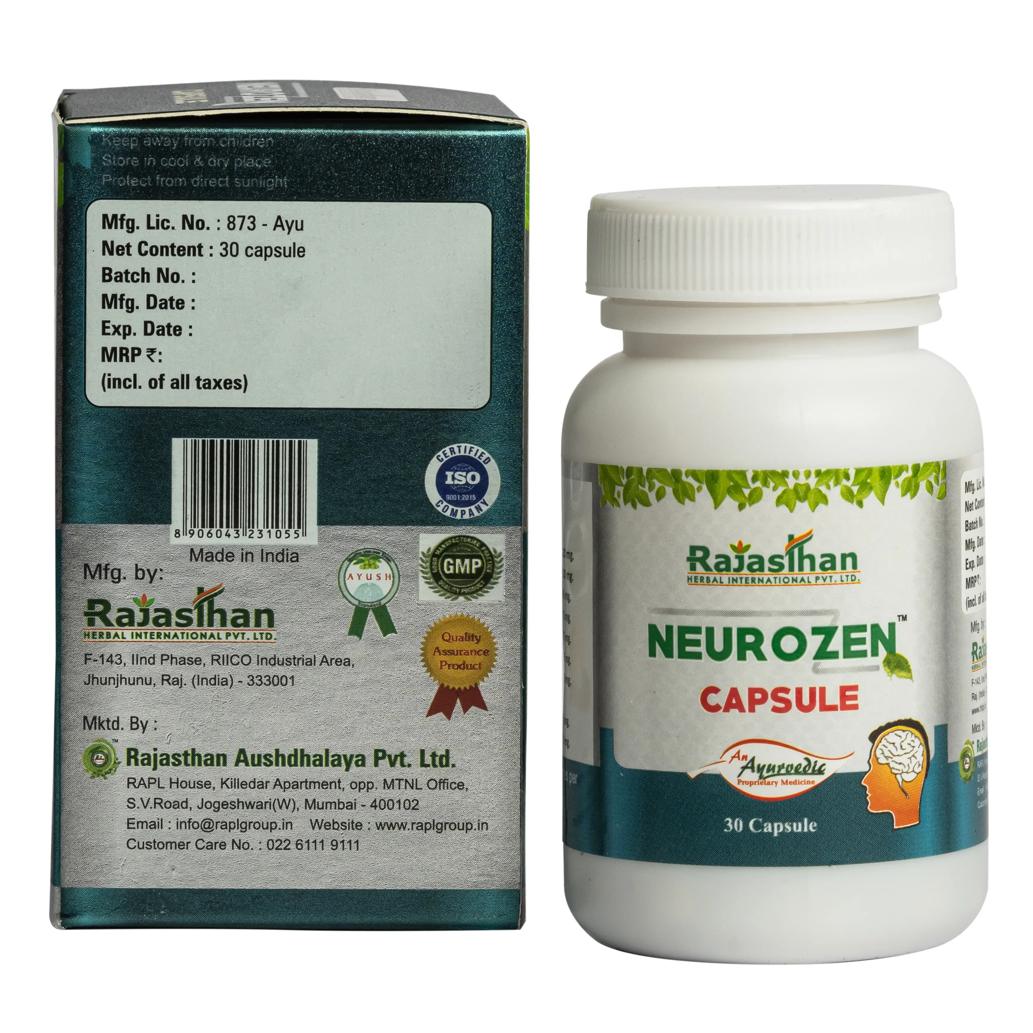 Neurozen Capsule 30 Dosages