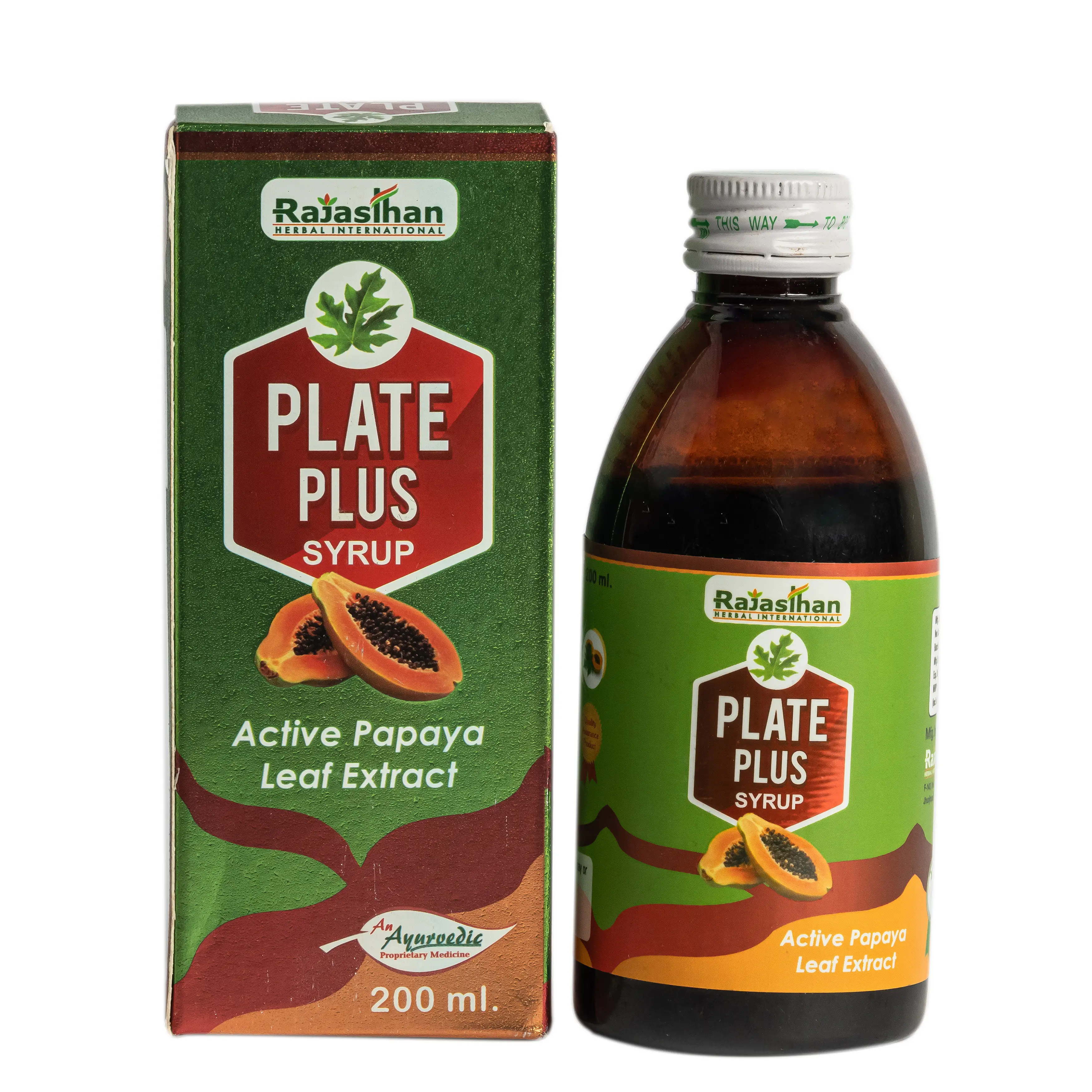 Plate Plus Syrup 200ml Rajasthan Aushdhalaya
