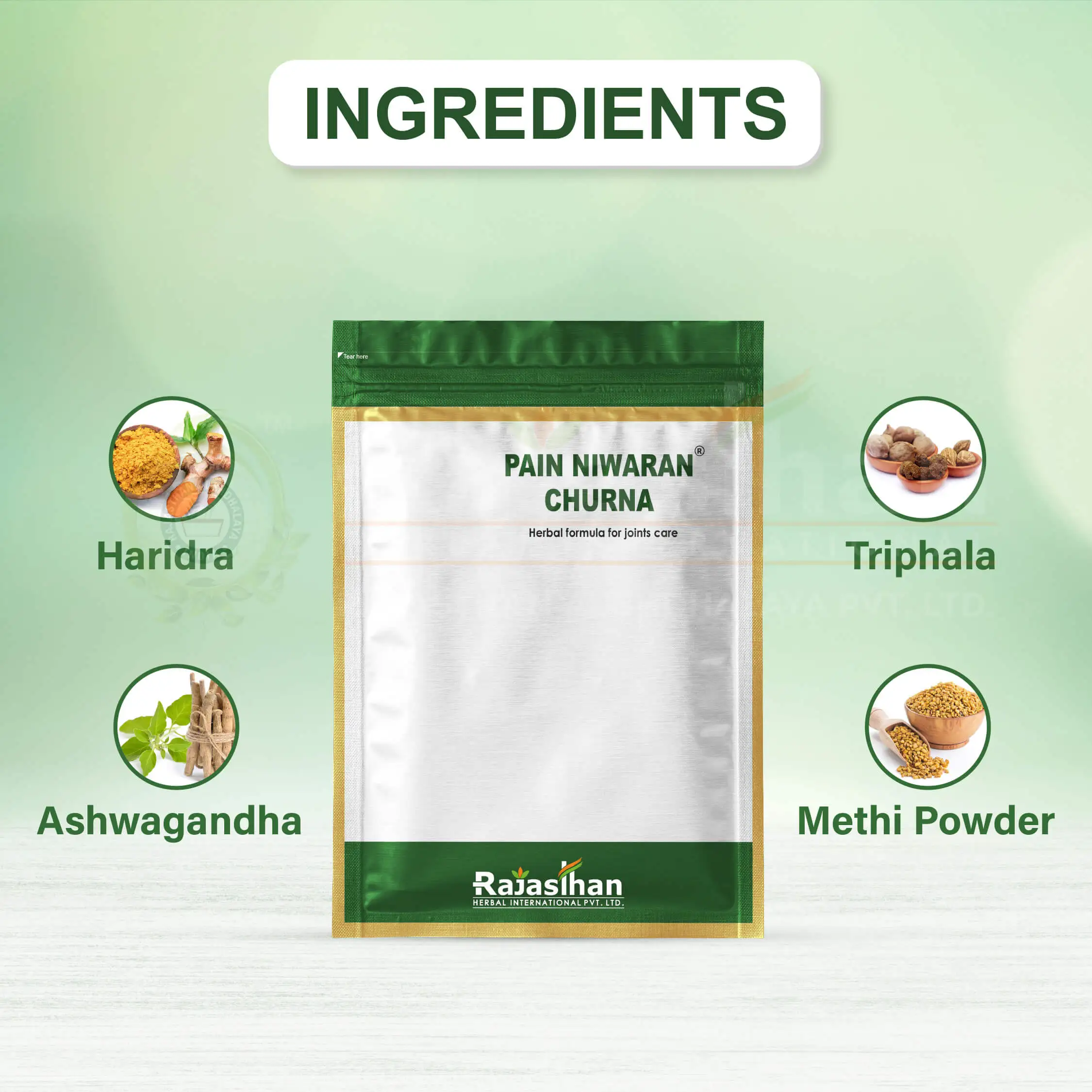 Rajasthan Herbals Pain Niwaran Churna Ingredients