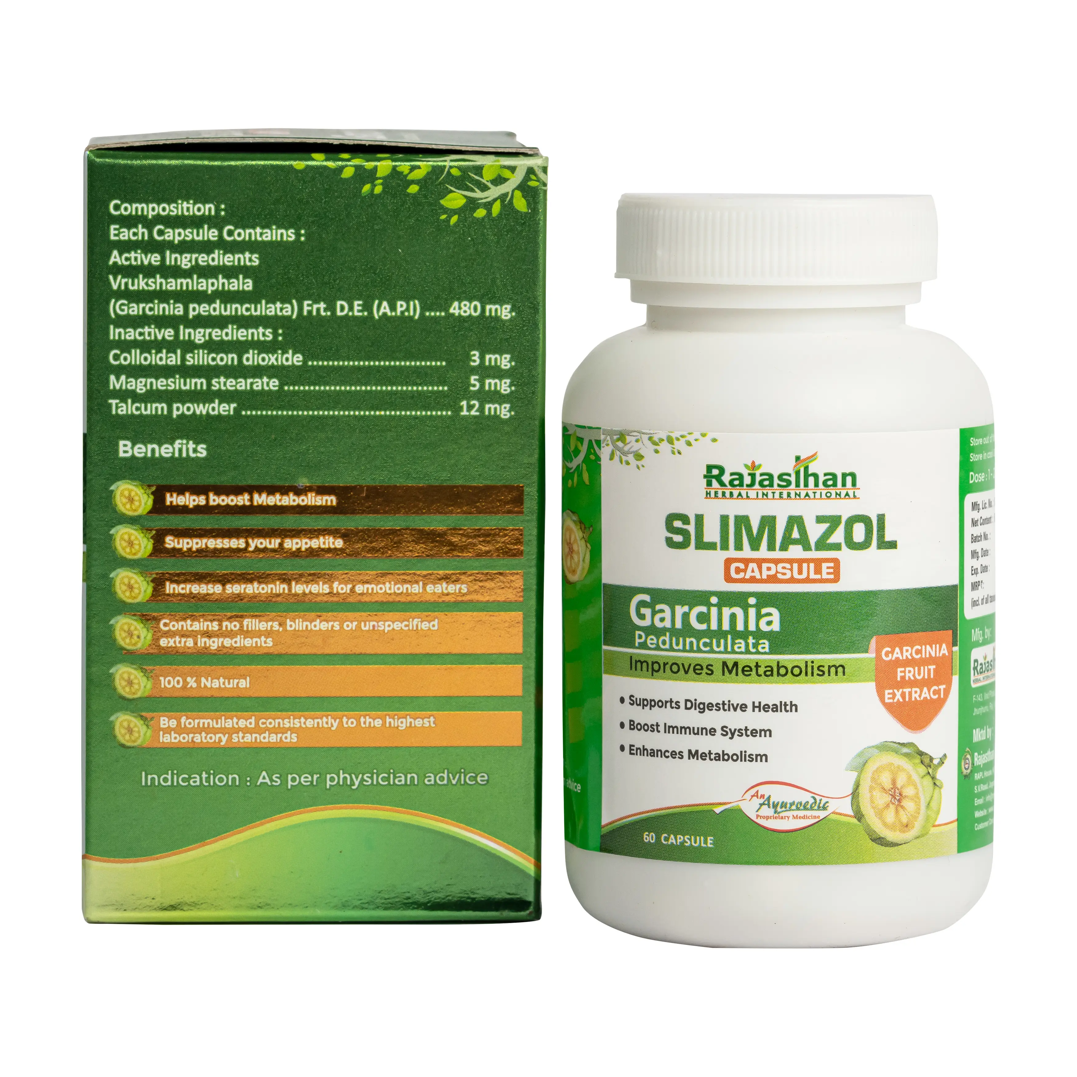 Slimazol Capsule 60 Ingredients