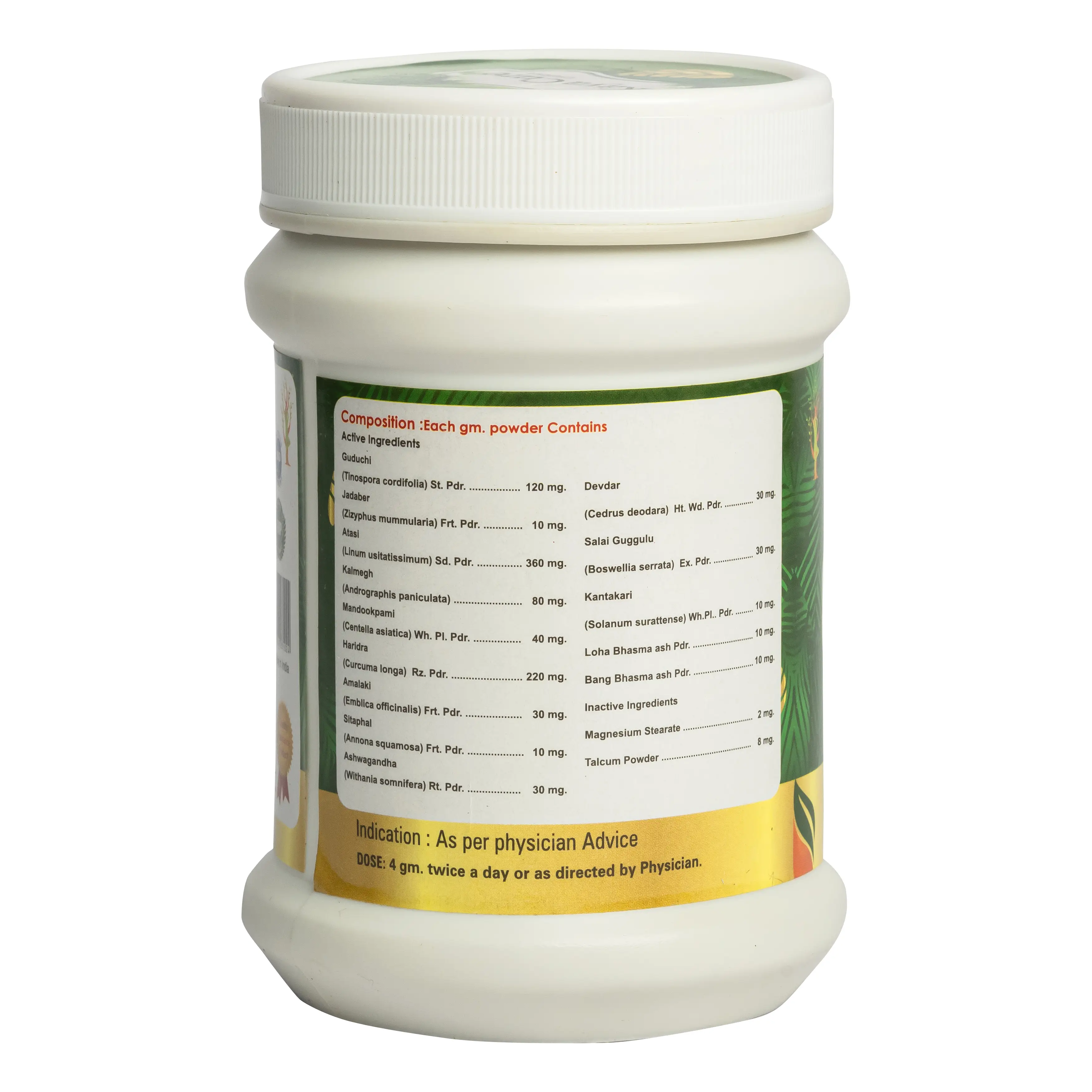 Kaya Cure Churna 240gm Ingredients