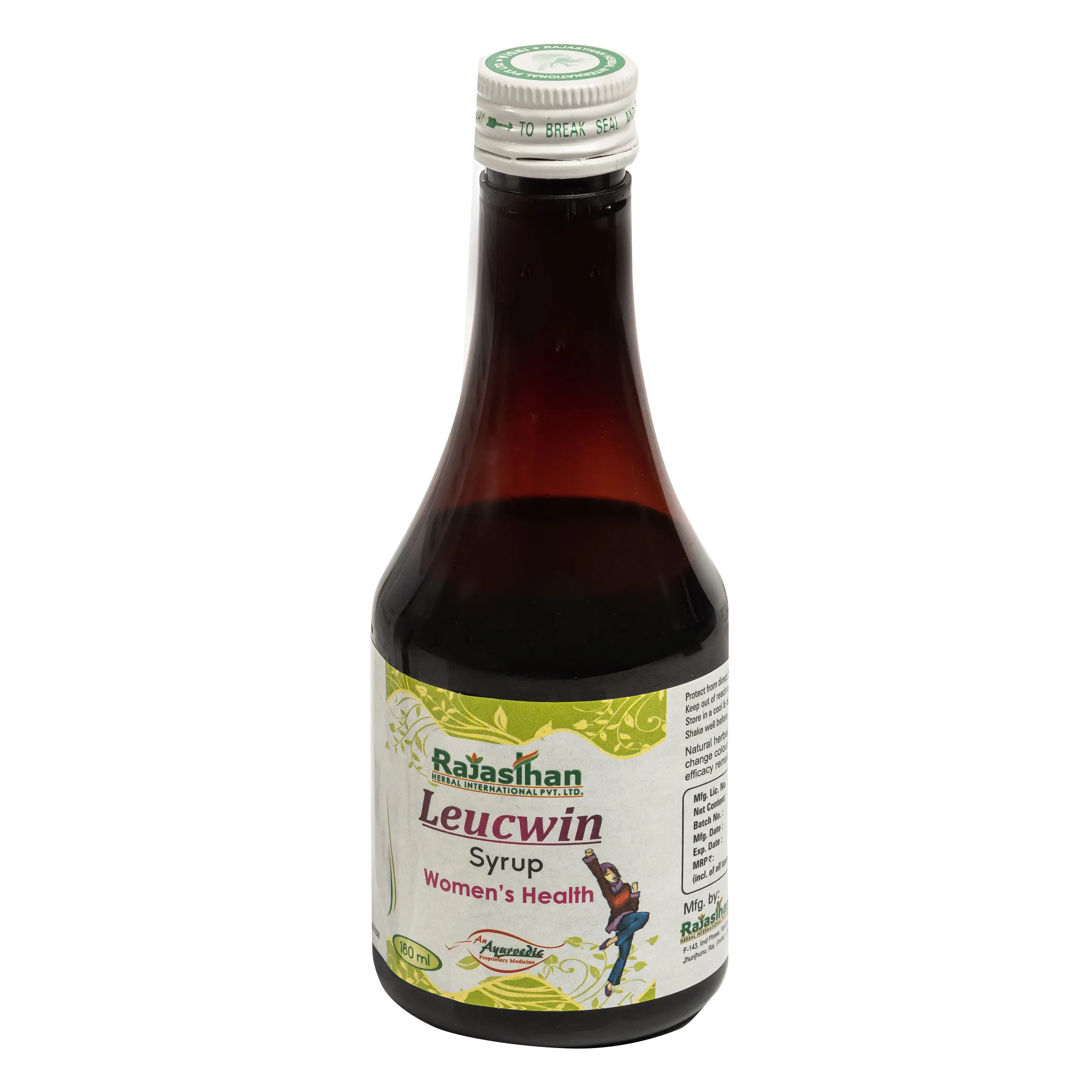 Leucwin Syrup 180ml Rajasthan Aushdhalaya