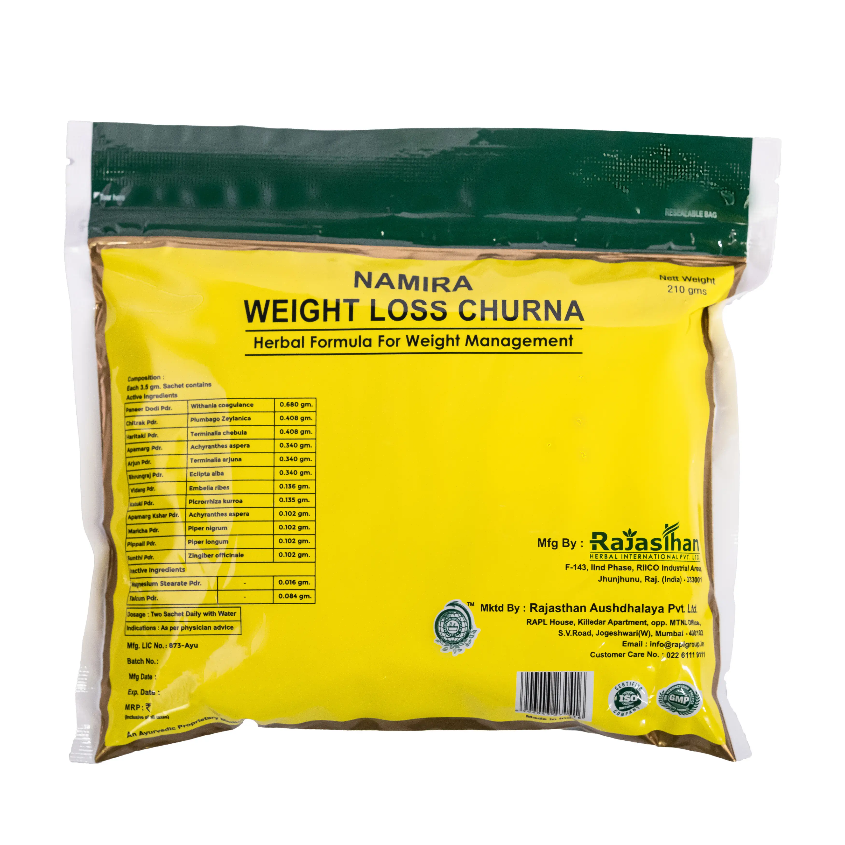 Namira Weight Loss Churna 210gm1