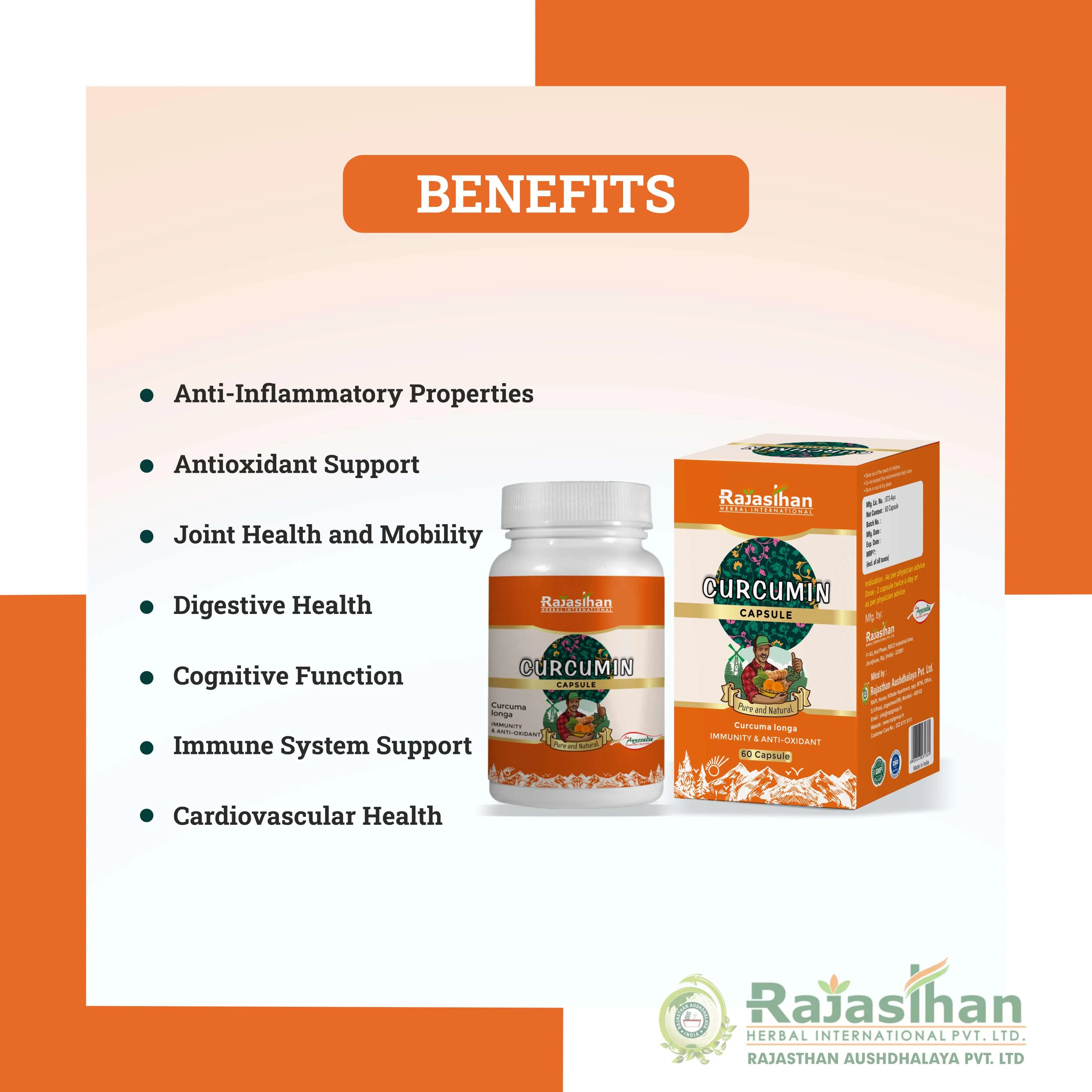 Rajasthan Herbals Curcumin Capsule 601